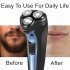 FLYCO Electric Shaver Men Portable Rotary 3 blade IPX7 Waterproof Electronic Shaver black British regulatory