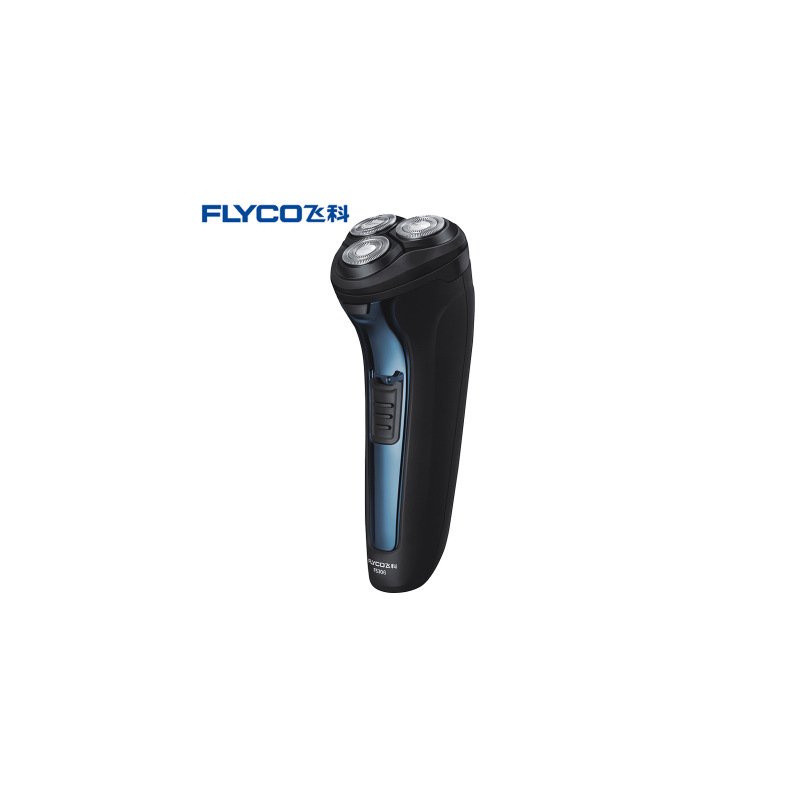 FLYCO Electric Shaver Men Portable Rotary 3-blade IPX7 Waterproof Electronic Shaver black_U.S. regulations