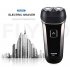 FLYCO FS873 Rechargeable Electric Shaver Razor for Men Washable Beard Trimmer Intelligent Anti Pinch Face Care Shaving Machine black U S  regulations