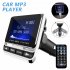 FM Bluetooth compatible Mp3 Player Large Screen Display Hands free Calling Fast Charging Adapter Built in Microphone silver black