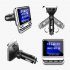 FM Bluetooth compatible Mp3 Player Large Screen Display Hands free Calling Fast Charging Adapter Built in Microphone silver black