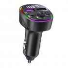 FM Transmitter For Car Dual USB Car Charger 66W Fast Charging Wireless FM Radio Transmitter