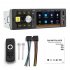 FM60 Single Din Car Stereo Radio Compatible For Ios Car Interaction System Android Auto 4 1  Screen Supports FM MP5 TF AUX USB Quick Charging black