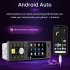 FM60 Single Din Car Stereo Radio Compatible For Ios Car Interaction System Android Auto 4 1  Screen Supports FM MP5 TF AUX USB Quick Charging black