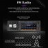 FM60 Single Din Car Stereo Radio Compatible For Ios Car Interaction System Android Auto 4 1  Screen Supports FM MP5 TF AUX USB Quick Charging black