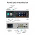 FM60 Single Din Car Stereo Radio Compatible For Ios Car Interaction System Android Auto 4 1  Screen Supports FM MP5 TF AUX USB Quick Charging black