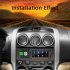 FM60 Single Din Car Stereo Radio Compatible For Ios Car Interaction System Android Auto 4 1  Screen Supports FM MP5 TF AUX USB Quick Charging black
