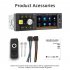 FM60 Single Din Car Stereo Radio Compatible For Ios Car Interaction System Android Auto 4 1  Screen Supports FM MP5 TF AUX USB Quick Charging black