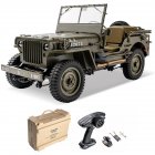 FMS RC Car 1/12 1941 MB Scaler Willys Jeep RTR Remote Control Crawler Military Truck 4 x 4 Offroad Vehicle Kids Toy Gifts as picture shown