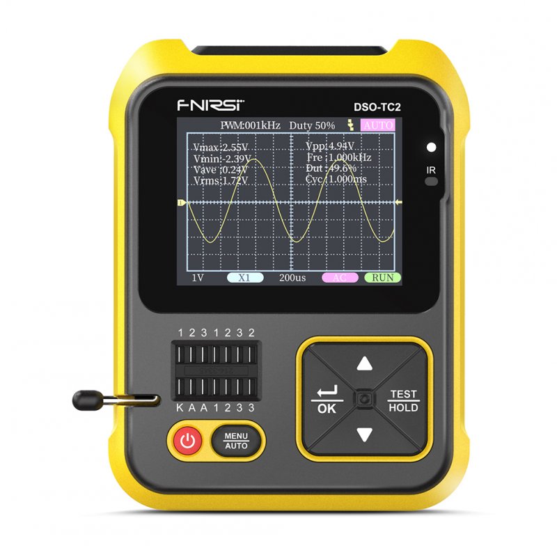 FNIRSI DSO-TC2 Digital Oscilloscope Portable Handheld Lcr Meter 2-in-1