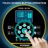 FOXSUR Car Battery Charger 12V 24V Automatic Smart Charger with Alligator Clips Short Circuit Protection Red US Plug
