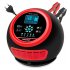 FOXSUR Car Battery Charger 12V 24V Automatic Smart Charger with Alligator Clips Short Circuit Protection Yellow EU Plug