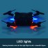 FPV Camera RC Quadcopter Drone with Live Video   Flexible Foldable Aerofoils App and Wifi Phone Control Black 