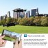 FPV Camera RC Quadcopter Drone with Live Video   Flexible Foldable Aerofoils App and Wifi Phone Control Black 