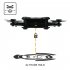 FPV Camera RC Quadcopter Drone with Live Video   Flexible Foldable Aerofoils App and Wifi Phone Control Black 