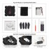 FPV Camera RC Quadcopter Drone with Live Video   Flexible Foldable Aerofoils App and Wifi Phone Control Black 
