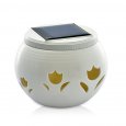 Chinese Ivory Solar LED Light Jar