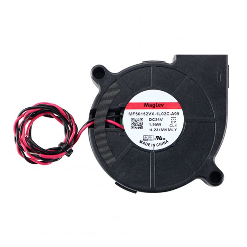 5015 Dc 24v Blower Fan 0.1a 6000rpm 4.8CFM Hydraulic Dual Bearing Cooling Fan 3d Printer Accessories 