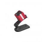 FX02 Mini Camera HD 1080P Sensor Vehicle Camcorder Night Vision Motion Detection Wide Angle DVR Micro Sport DV Video with Adjustable Bracket Red