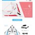FX601 Remote Control Glider USB Rechargeable Foam Remote Control Airplane Model Birthday Xmas Gifts For Boys Girls blue