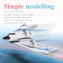 FX601 Remote Control Glider USB Rechargeable Foam Remote Control Airplane Model Birthday Xmas Gifts For Boys Girls blue
