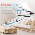 FX601 Remote Control Glider USB Rechargeable Foam Remote Control Airplane Model Birthday Xmas Gifts For Boys Girls blue
