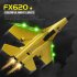 FX620 Remote Control Glider 2CH EPP Foam SU35 Fighter Electric Remote Control Aircraft Model For Kids Gifts red