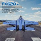 FX620 Remote Control Glider 2CH EPP Foam SU35 Fighter Electric RC Aircraft Model
