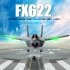 FX622 2 4G Remote Control Glider 2CH F22 Fighter EPP Foam Rechargeable Remote Control Airplane Gifts For Children 1 battery