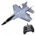 FX635 Remote Control Aircraft Fixed Wing F35 Fighter USB Rechargeable Remote Control Airplane For Kids Gifts black
