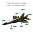 FX635 Remote Control Aircraft Fixed Wing F35 Fighter USB Rechargeable Remote Control Airplane For Kids Gifts black