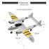 FX816 Remote Control Airplane P38 Fighter Rechargeable RC Aircraft Glider Model Toys For Children Birthday Gifts FX816