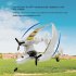 FX816 Remote Control Airplane P38 Fighter Rechargeable RC Aircraft Glider Model Toys For Children Birthday Gifts FX816