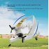 FX816 Remote Control Airplane P38 Fighter Rechargeable RC Aircraft Glider Model Toys For Children Birthday Gifts FX816