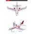 FX819 RC Aircraft C919 Civil Aviation Airplane Foam Remote Control Plane Birthday Xmas Gifts For Boys Girls FX819