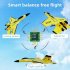 FX820 2 4G Remote Control Glider SU35 Fighter USB Rechargeable Foam RC Airplane Model Birthday Gifts For Kids blue