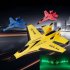 FX820 2 4G Remote Control Glider SU35 Fighter USB Rechargeable Foam RC Airplane Model Birthday Gifts For Kids yellow
