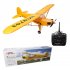 FX9703 5CH J3 Simulation Fighter Model 6 shaft Gyro Fixed Wing 3D Stunts 2S Brushless EPP RC Airplane For Starter yellow