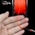 FXL 952 15M 30M Scuba Diving Aluminum Alloy Spool Finger Reel with Stainless Steel Bolt Snap Hook Safe Equipment 15 meters orange