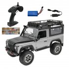 FY003-5A 2.4g Full Scale 4wd Climbing Car Guard Upgrade Lighting Remote Control Toys FY003-5A silver gray 1:16