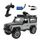 FY003-5A 2.4g Full Scale 4wd Climbing Car Guard Upgrade Lighting Remote Control Toys FY003-5AW + camera silver gray 1:16