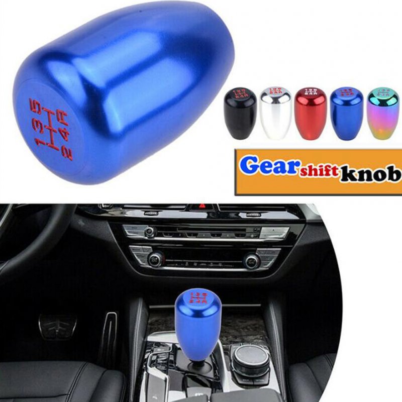 Car 5 Speed Gear Shift Knob Shifter Lever Stick with 3 Adapters 