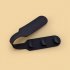 Face Guard Hook Ear Protector Silicone Bandage Adjustment Buckle Double Head Clasp Silicone black Can be lengthened and cut