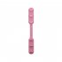 Face Guard Hook Ear Protector Silicone Bandage Adjustment Buckle Double Head Clasp Silicone Pink Can be lengthened and cut