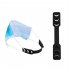 Face Guard Hook Ear Protector Silicone Bandage Adjustment Buckle Double Head Clasp Silicone black Can be lengthened and cut