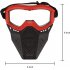 Face Mask with Goggles Compatible with Nerf Rival Apollo Zeus Khaos Blasters Rival Mask blue