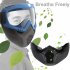 Face Mask with Goggles Compatible with Nerf Rival Apollo Zeus Khaos Blasters Rival Mask blue