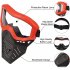 Face Mask with Goggles Compatible with Nerf Rival Apollo Zeus Khaos Blasters Rival Mask blue