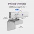 Face Recognition Webcam Windows Hello Unlock 1080p Video Call Camera Compatible For Win10 win11 Computer black