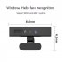 Face Recognition Webcam Windows Hello Unlock 1080p Video Call Camera Compatible For Win10 win11 Computer black